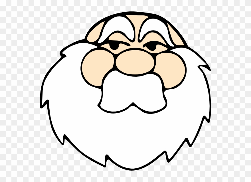 Santa Face Transparent Background Clipart