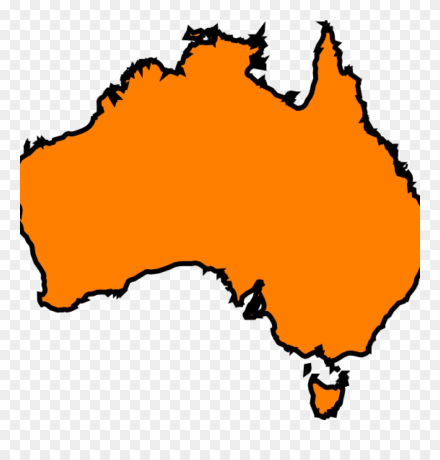 Australia Clip Art Free Australian Clipart Free Australia - Australia Continent Clipart Free - Png Download