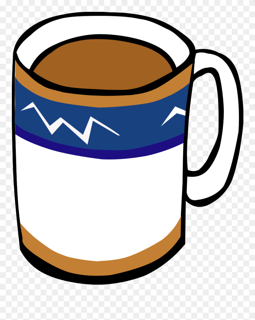 Fast Food, Drinks, Coffee Mug - Clipart Of A Mug - Png Download