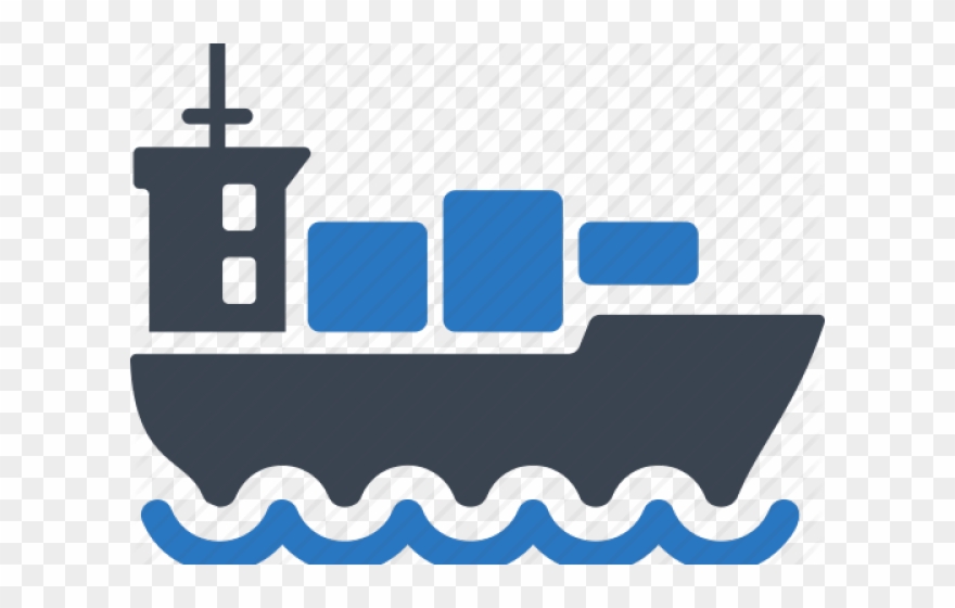 Container Clipart Ocean Container - Sea Cargo Icon - Png Download