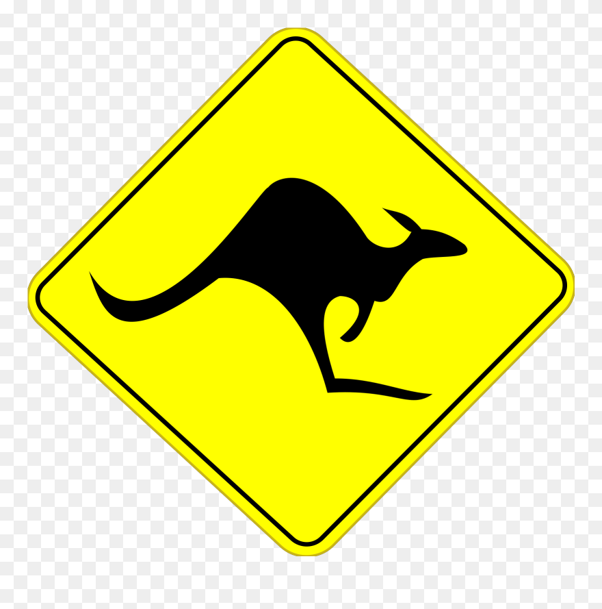 Traffic Sign Road Signs In Australia Warning Sign - Australia Roadsign Clipart