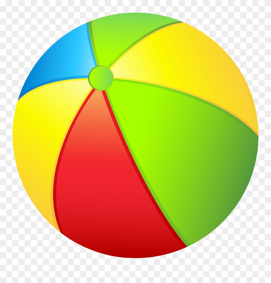 Free Beach Ball Clipart Free Clip Art Image Image - Ball Clipart - Png Download