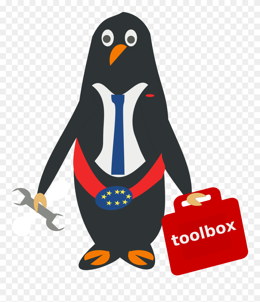 Penguin Computer Icons Harley-davidson Motorcycle Download - Penguin With Tool Box Clipart