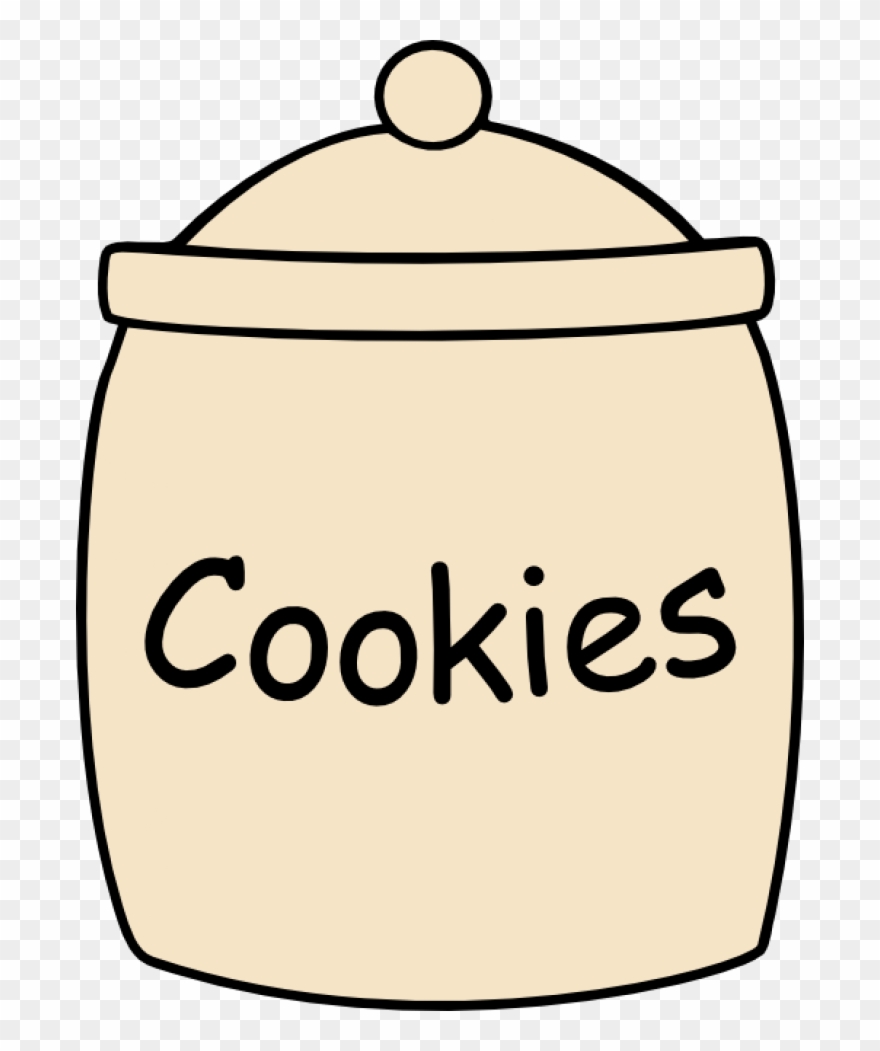 Container Clipart Cookie Jar - Cookie Jar Template - Png Download