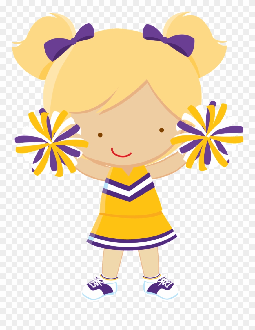 Sports & Ginástica Cheerleader Clipart, Sports Party, - Lider De Torcida Png Transparent Png