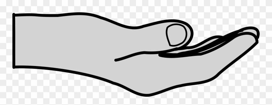 Hand Clipart Art - Side Hand Clipart - Png Download