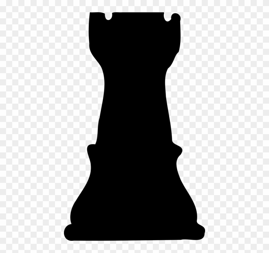 Chess Piece Rook Knight King - Torre De Ajedrez Dibujo Clipart