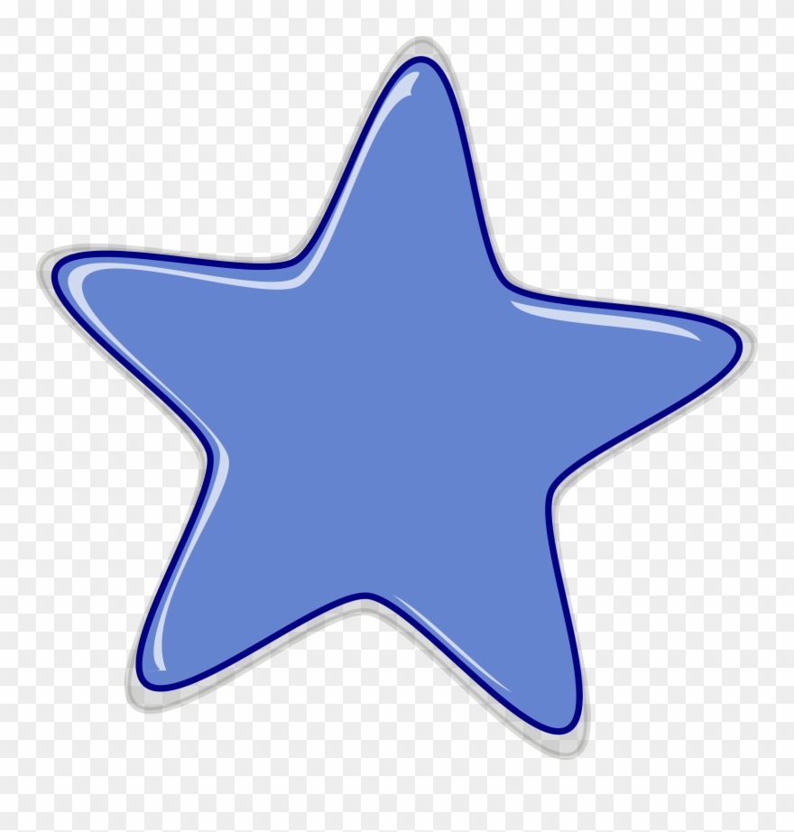 Five-pointed Star Green Night Sky Yellow - Star Clip Art - Png Download