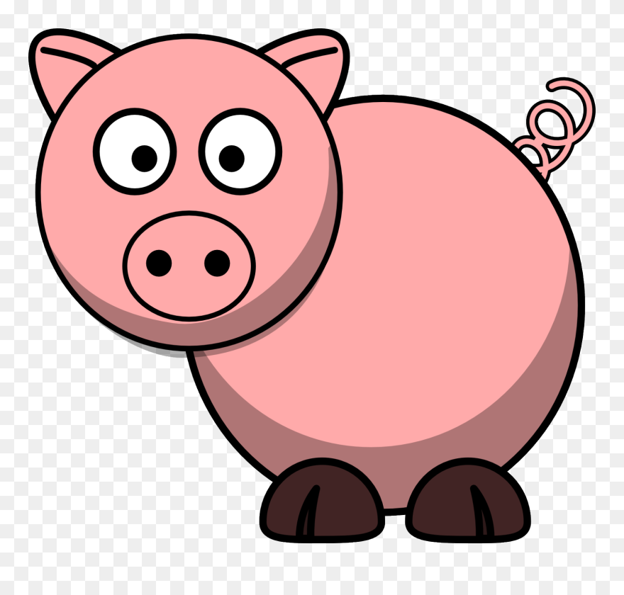 Cute Pig Face Clip Art Free Clipart Images - Pig Clipart - Png Download