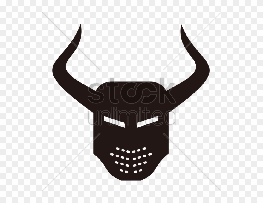 Viking Helmet Vector Clipart Vikings Clip Art - Viking Helmet Vector - Png Download