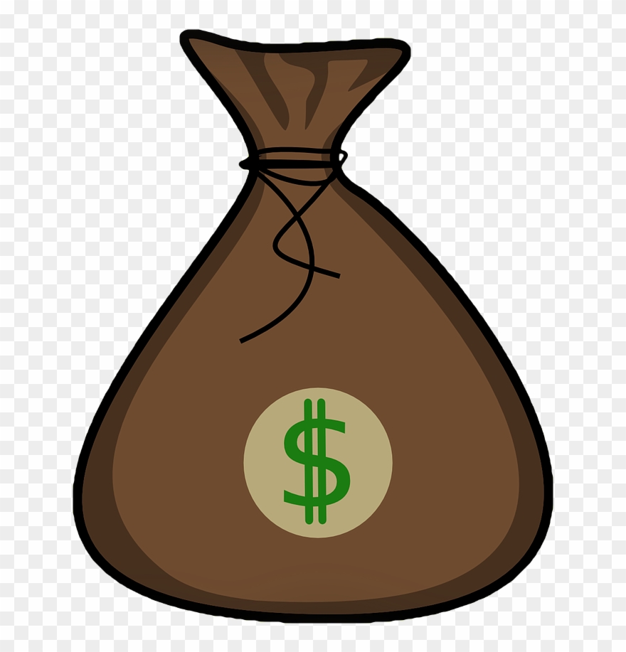 Money Bag Clip Art Free - Money Clipart - Png Download