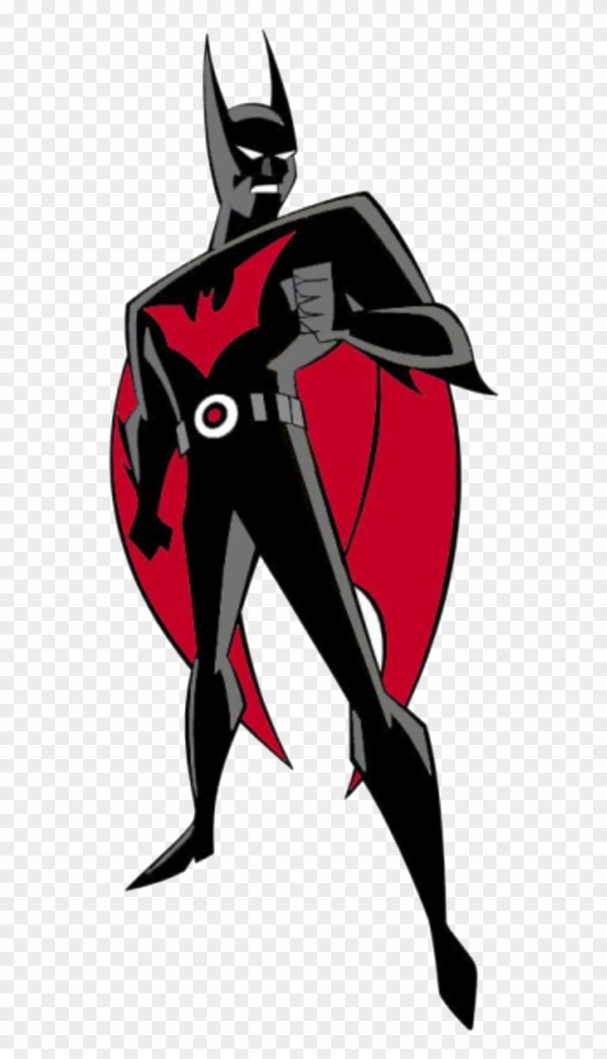 Bad Batman Red Clip Art Png - Batman Beyond Transparent Png