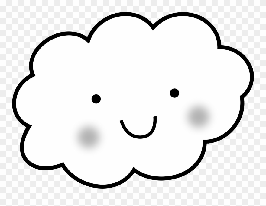 Drawing Cloud Painting Sky Rain - Cloud Drawing Clipart