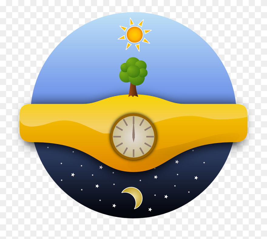 Giorno E Notte - Day And Night Happen Clipart