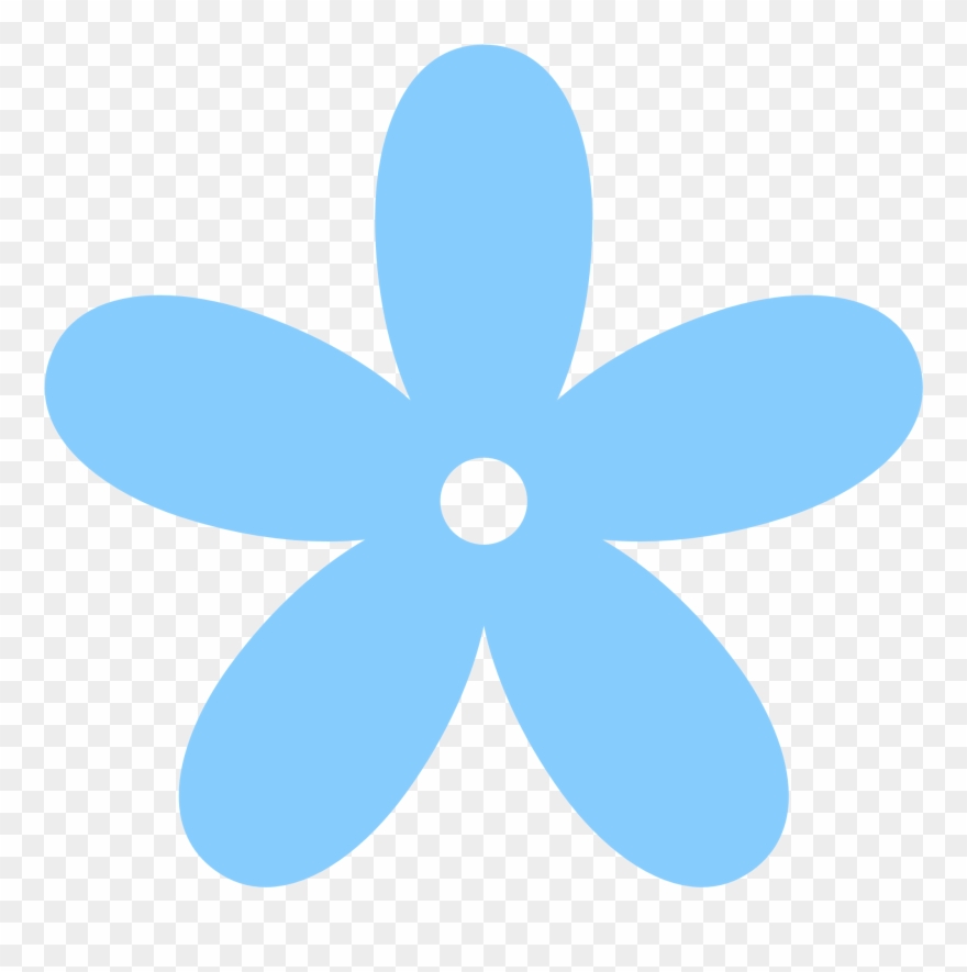 Sky Clip Art - Light Pink Flower Clipart - Png Download