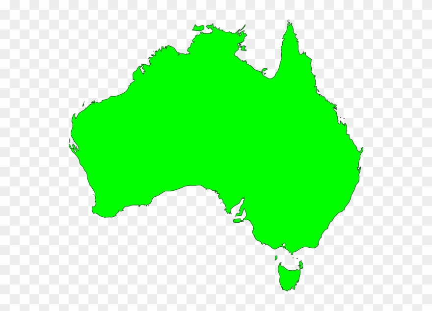 Australia Map Vector Ai Clipart