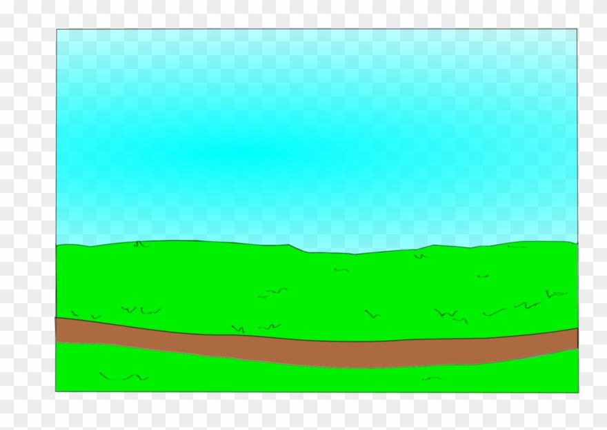 Ecoregion Green Grassland Angle Sky Plc - Clip Art - Png Download