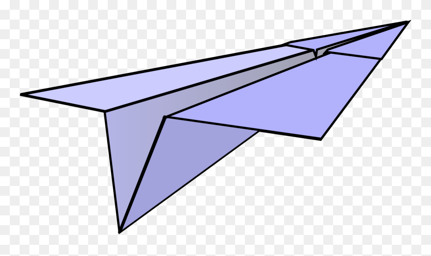 Airplane Clipart No Background Images Pictures - Paper Airplane Transparent Background - Png Download
