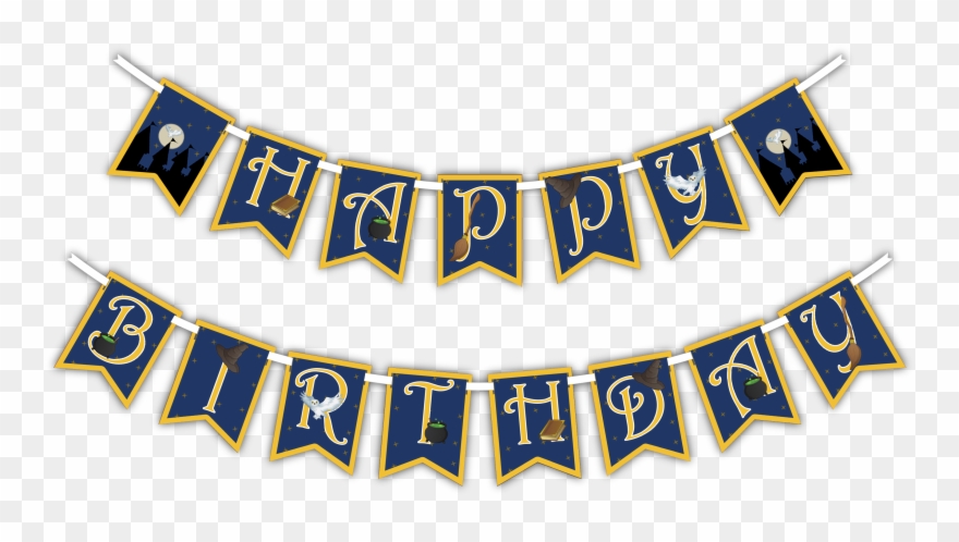 Happy Banner Png - Happy Birthday Banner Transparent Clipart