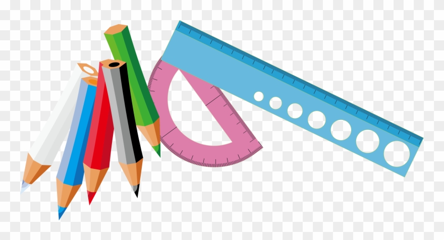 Icon School Supplies Transprent - Transparent Background School Supplies Png Clipart