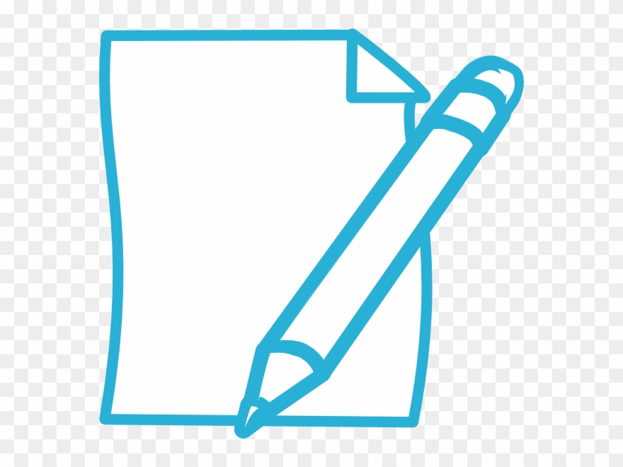 Paper And Pencil Clipart The Cliparts - Clip Art Pencil And Paper - Png Download