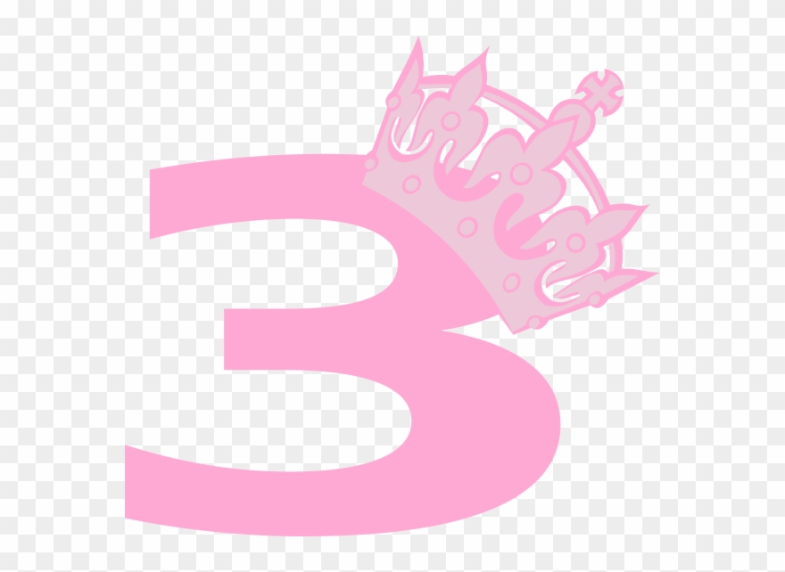 Pink Tiara Clip Art - Pink Birthday Princess Clipart - Png Download