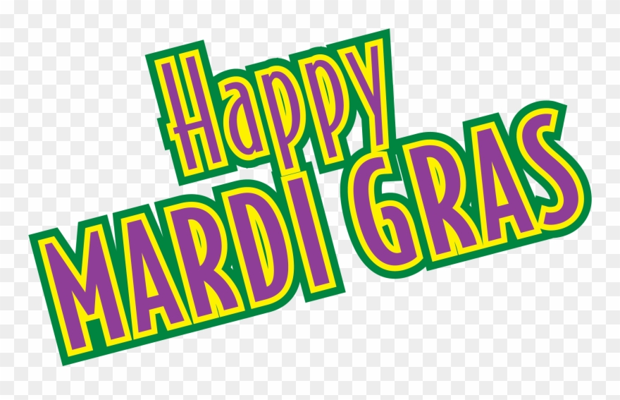Happy Mardi Gras Clip Art - Mardi Gras - Png Download