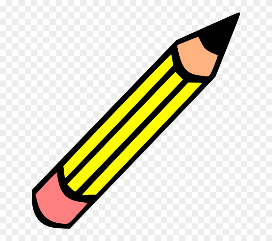Paper And Pencil Pencil Clipart - Imagenes De Utiles Escolares Separados - Png Download
