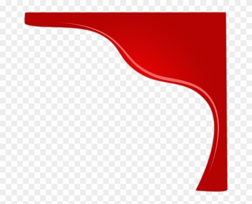Free Download Red Border Design Png Clipart Clip Art - Red Color Design Png Transparent Png