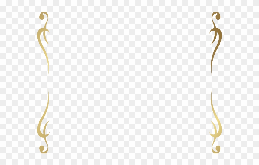 Decorative Border Clipart Fancy - Fancy Borders Png Gold Transparent Png