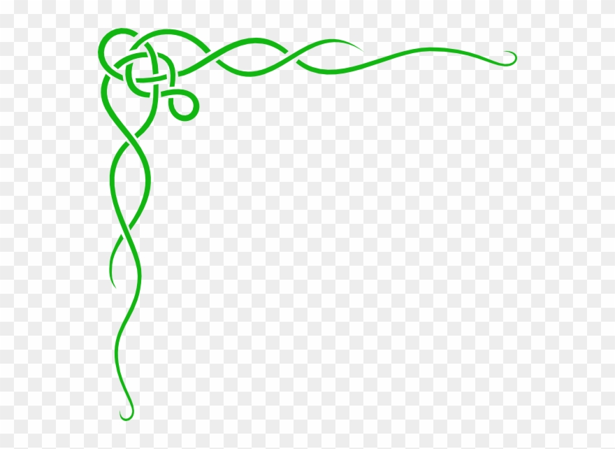 This Free Clip Arts Design Of Large Corner Scroll Vines Clipart Png