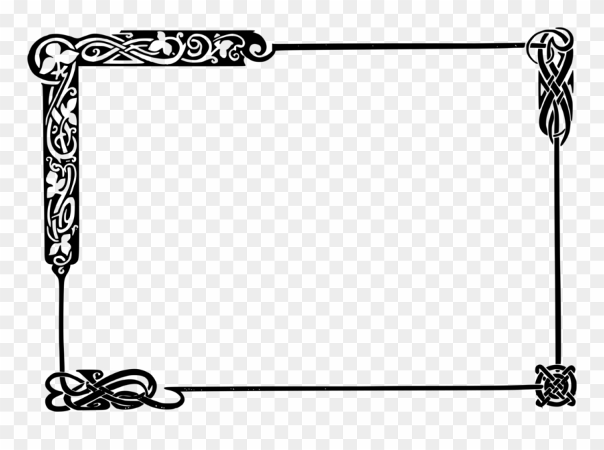 Borders And Frames Celtic Knot Celts Picture Frames - Celtic Frame Clip Art - Png Download