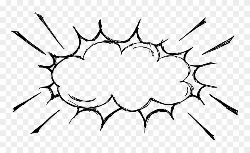 Comic Book Border Clipart Images Gallery - Comic Bubble No Background - Png Download