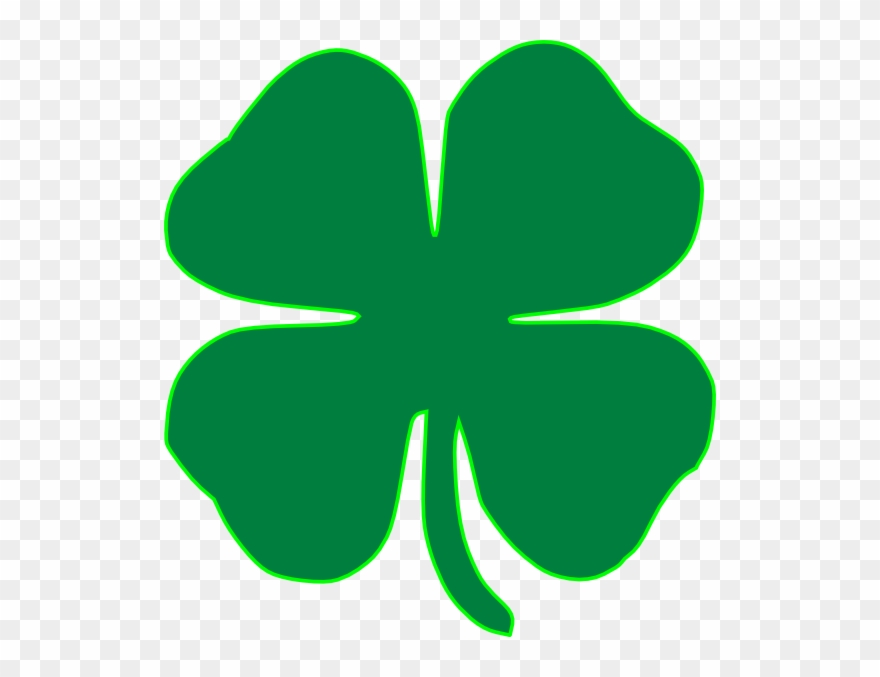 Free Shamrock Clip Art Border Free Clipart Images - Detelina Sa 4 Lista - Png Download