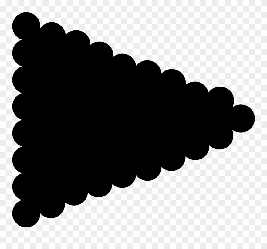 Triangle Clipart Weekend Banner - Scalloped Edge Banner Template - Png Download