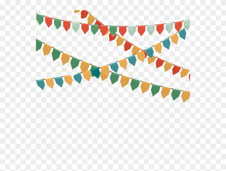 Bunting Festival Clip Art Flag Poster Transprent - Transparent Carnival Flags Png