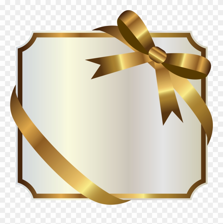 Svg Free Vintage Plaque Clipart - Goldbow Png Transparent Png