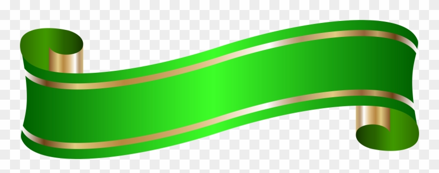 Elegant Banner Green Png Clip Artu200b Gallery Yopriceville - Blue Banner Ribbon Png Transparent Png