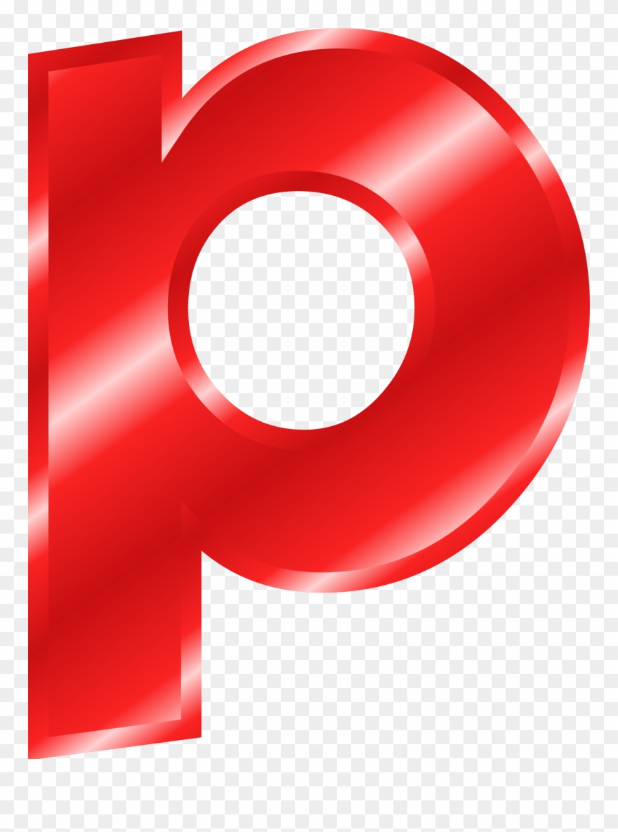 Letter Clipart Red - Letter P Red Png Transparent Png