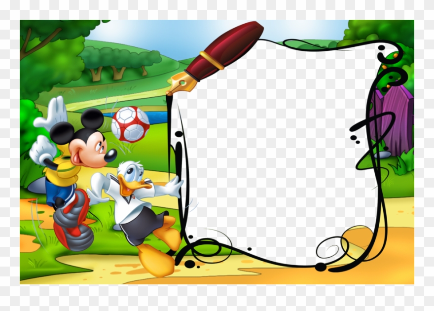 Frame Kids Png Clipart Borders And Frames Clip Art - Mickey Mouse Frame Png Transparent Png