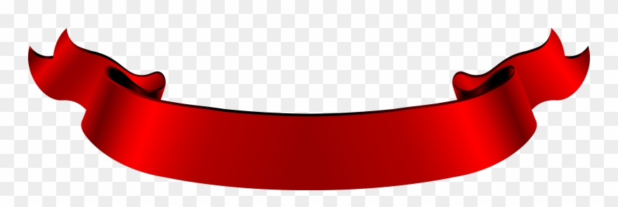 Vintage Ribbon Banner Png - Banner Png Red Gold Clipart