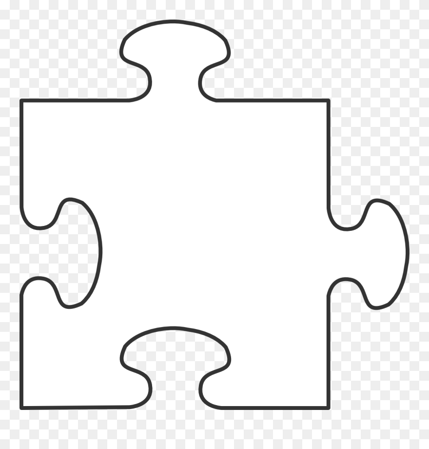 Puzzle Piece Png White Clipart