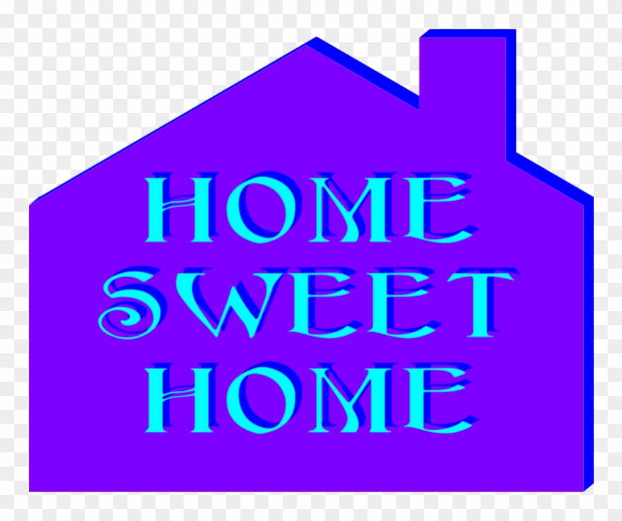 Welcome Home Clip Art Clipartsco - Cartel Decoraciones Hogar Dulce Hogar Hora De Dormir - Png Download
