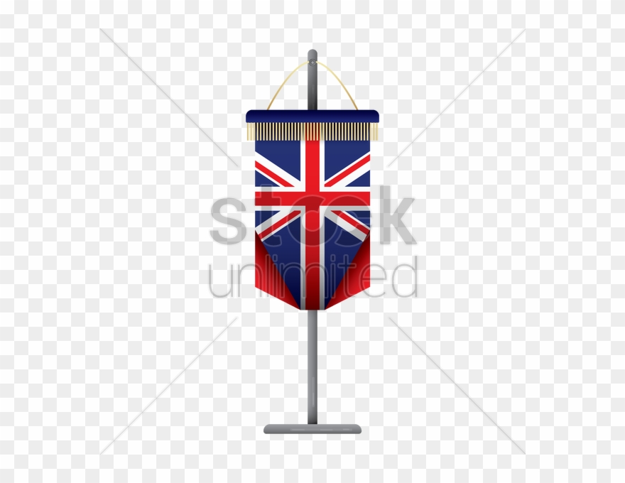 Download Pennant, Powys Clipart Clip Art Illustration - United Kingdom Flag - Png Download