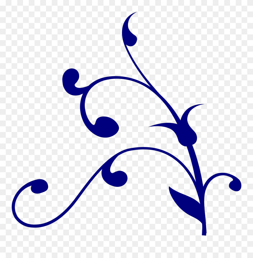 Blue Swirls No Background Clipart