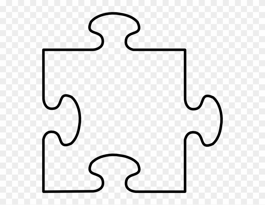 Blank Puzzle Piece Clipart