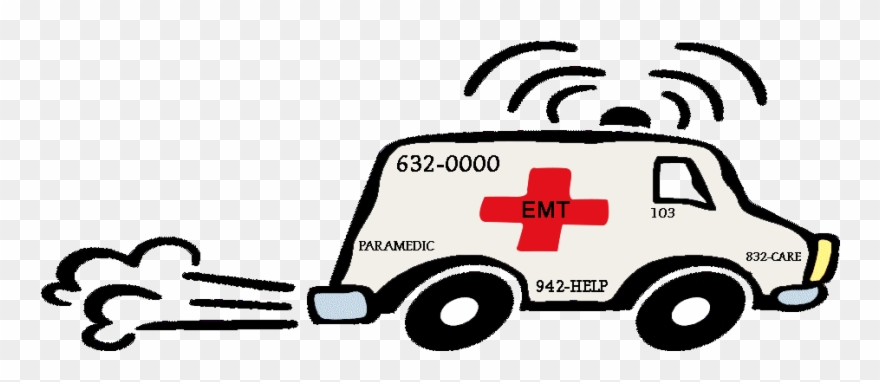 Clip Art Transparent Emt Welcome To Ambulancein - Ambulance Clipart Gif - Png Download