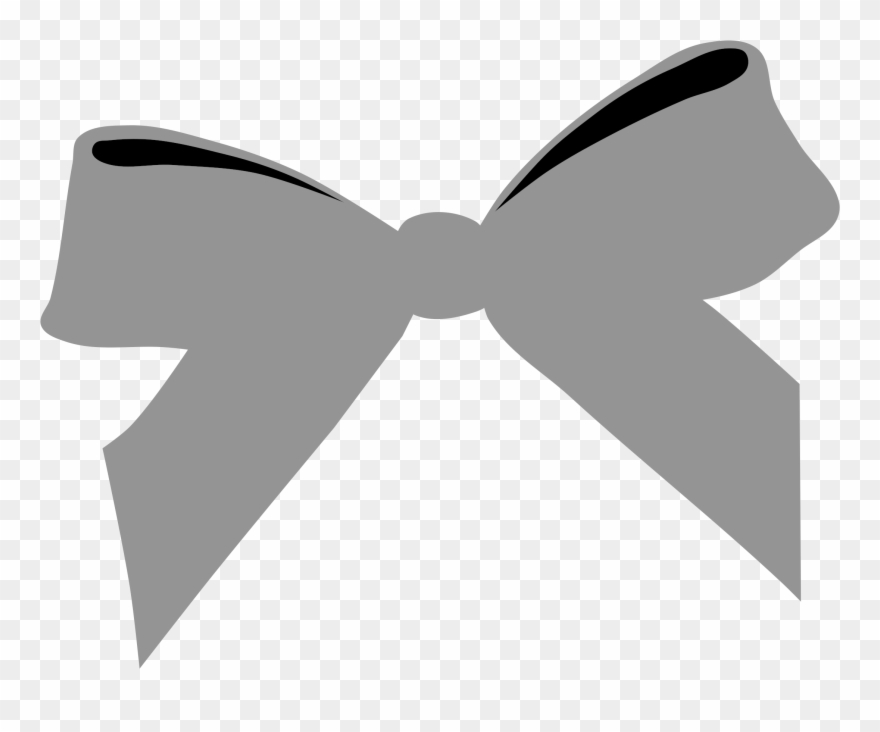 Clipart - Black Ribbon - Cartoon Black Bow Tie - Png Download