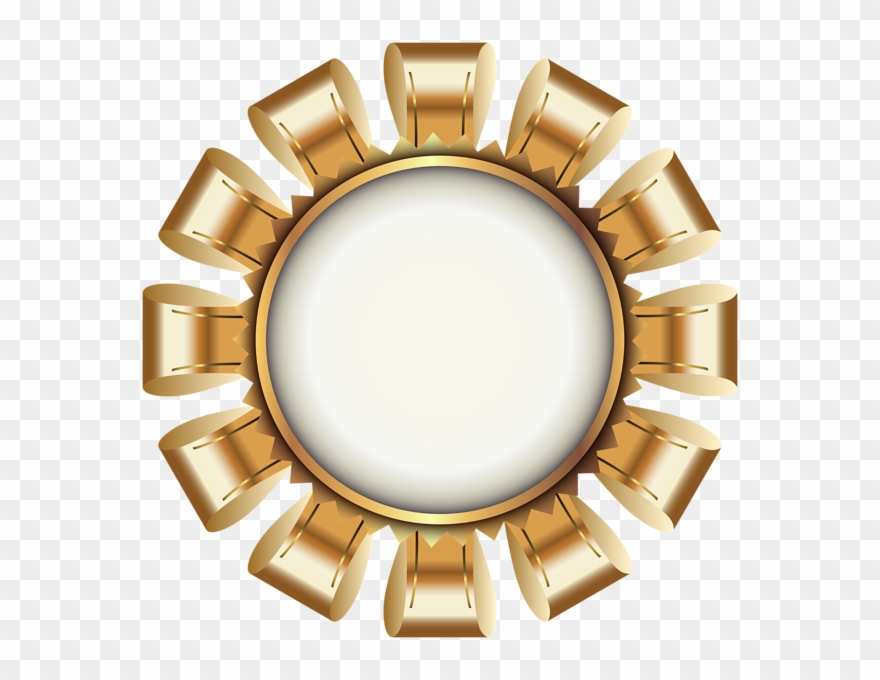 Art Images, Clip Art, Seal, White Gold, Frames, Art - Gold Metal Circle Png Transparent Png