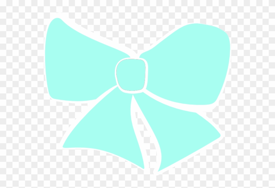 Download Turquoise Bow Clipart Turquoise Clip Art Leaf - Clip Art - Png Download